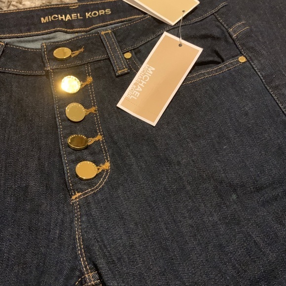 NWT Michael Michael Kors Selma Flare Indigo Wash 2 - Picture 5 of 7